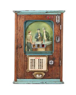 A Keystone Novelty & Mfg. Co. "The Domino" slot machine