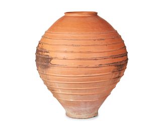 A large Burmese "kos" pottery storage jar