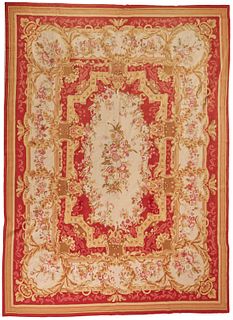 A French floral tapestry