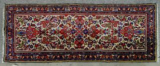 Vintage Colorful Persian Carpet Runner.