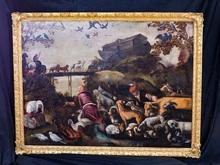 16th Century Italian Old Master Noah's Ark Animals