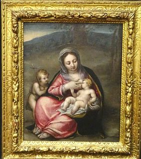16th Century Italian Old Master Madonna Infant Christ
