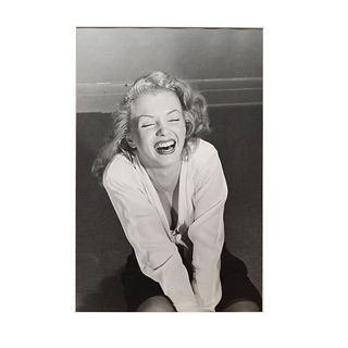 Philippe Halsman -Marilyn Monroe Laughing-1949 Silver