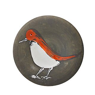 PABLO PICASSO; MADOURA Bird plate no. 96