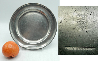 Pewter Plate by Henry Will