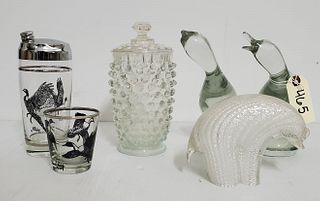 (6) Vintage Glassware Pieces