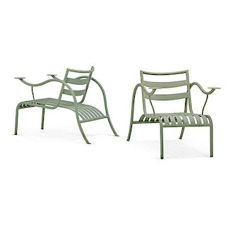 JASPER MORRISON Pair of lounge chairs