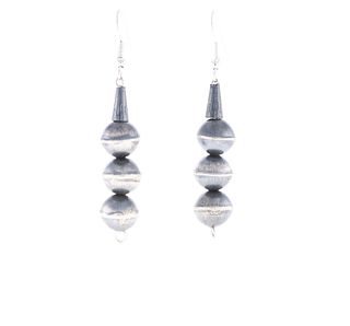 Navajo Gerald Mitchell Sterling Silver Earrings