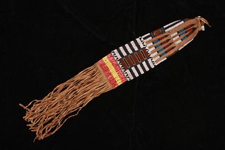 Cheyenne Quilled & Beaded Elaborate Pipe Bag c1890