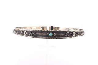 Armand American Horse Silver & Turquoise Hat Band