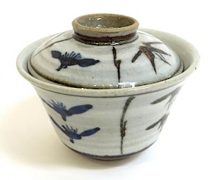 Asian Porcelain Lidded Bowl
