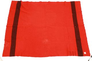 Hudson Bay Four Point Red Trade Blanket Cir. 1890