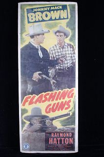 1947 Flashing Guns Monogram Pictures Movie Poster