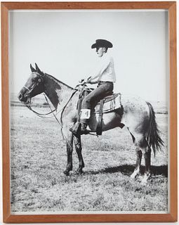 Western Rodeo Contender Gelatin Silver c. 1960's