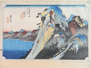 Hiroshige Ando woodblock
