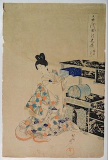 Chikanobu Toyohara woodblock