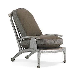 TOMMY SIMPSON Tall back lounge chair
