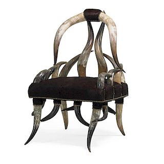 MEXICAN Horn lounge chair