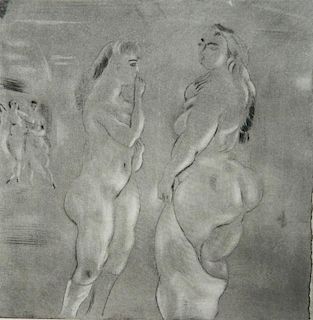 Jules Pascin drypoint and aquatint
