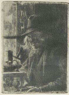 Anders Zorn etching