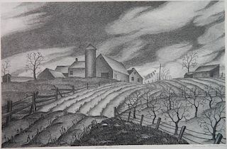 Clarence W. Bolton lithograph