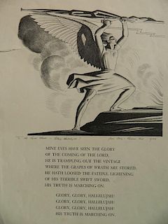 Rockwell Kent lithograph