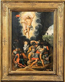16th Century German Old Master Resurrection Christ