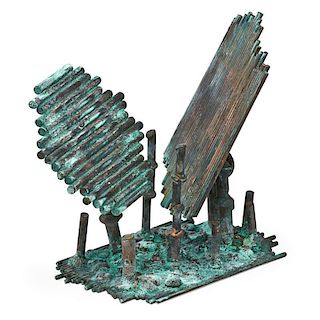 KLAUS IHLENFELD Sculpture, "Solar Panels"