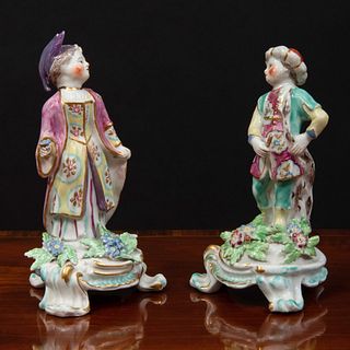 Pair of Bow Porcelain Figures in Turkish Dress
