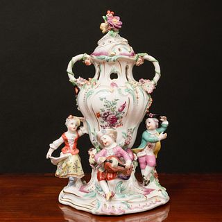 Chelsea Porcelain Potpourri Vase and Cover