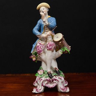 Bow Porcelain Figure of a Musician