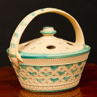 Thomas Lakin Pottery Potpourri Basket and Cover