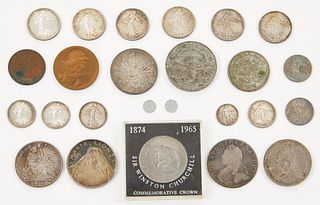 Group of International Coins and Medals