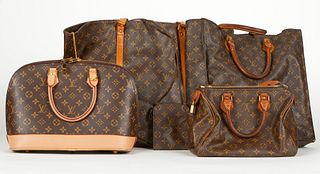 Grp: 4 Louis Vuitton Monogram Bags