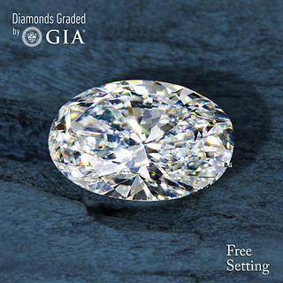 4.01 ct, D/VS1, Oval cut GIA Graded Diamond. Appraised Value: $316,700 