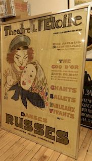 Poster- 'Theatre de l'Etoile / Danses Russes'