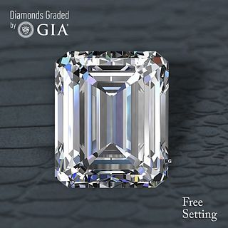 4.01 ct, E/VVS2, Emerald cut GIA Graded Diamond. Appraised Value: $312,700 