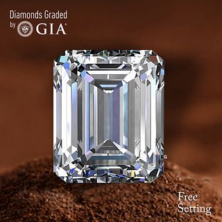 3.01 ct, E/VVS2, Emerald cut GIA Graded Diamond. Appraised Value: $150,100 