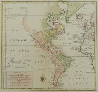 I. Tirion Western Hemisphere map