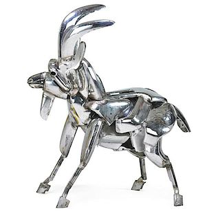 JOHN KEARNEY Outdoor sculpture, "Goat"