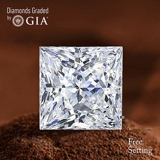 3.01 ct, H/VS2, Princess cut GIA Graded Diamond. Appraised Value: $89,500 