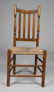 William and Mary Bannister back chair
