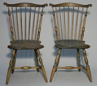 Pair of 18th c. American Windsor chairs