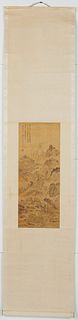 Chinese Hanging Scroll Landscape Painting on Silk