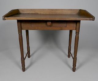 Antique American Primitive Work Table