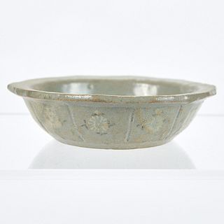 Korean Inlaid Celadon Bowl Joseon Dynasty