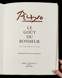 Picasso "Le Gout du Bonheur" Limited Edition Book