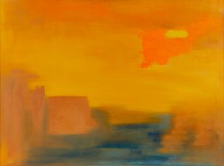 Louise Ganthiers "Sunset" Painting