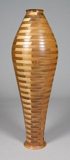 D. Khosravi Wood Floor Vase