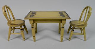 Doll Table and 2 Chairs